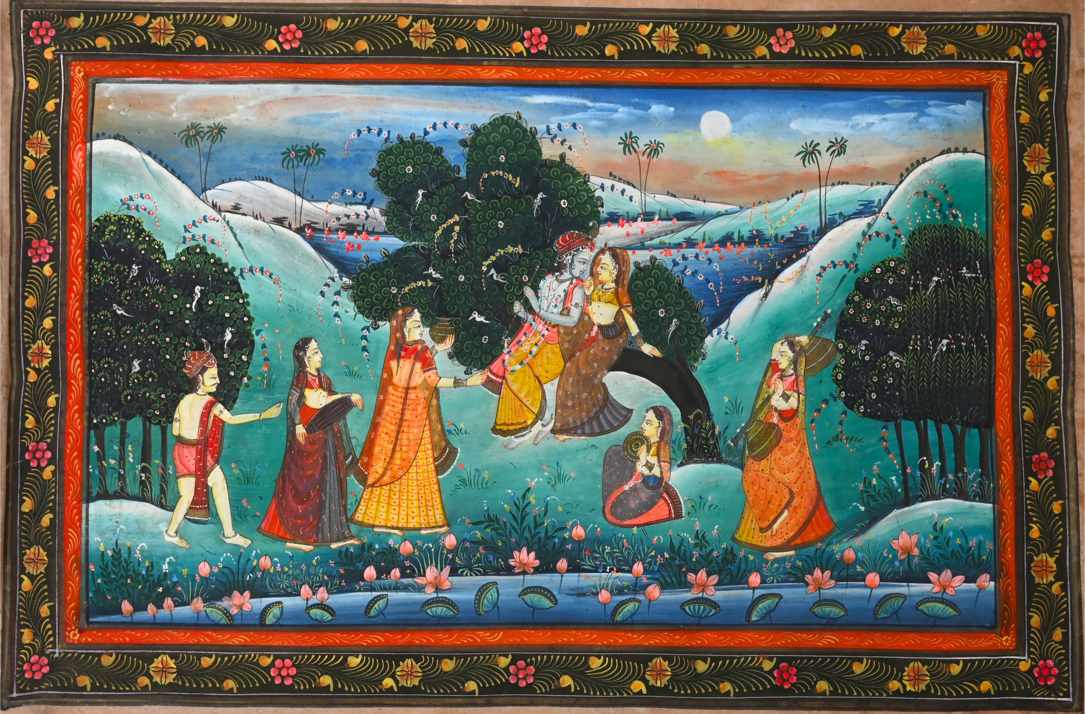 Krishna Raas Leela with Gopis