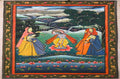 Radha Krishna in Garden Landscape