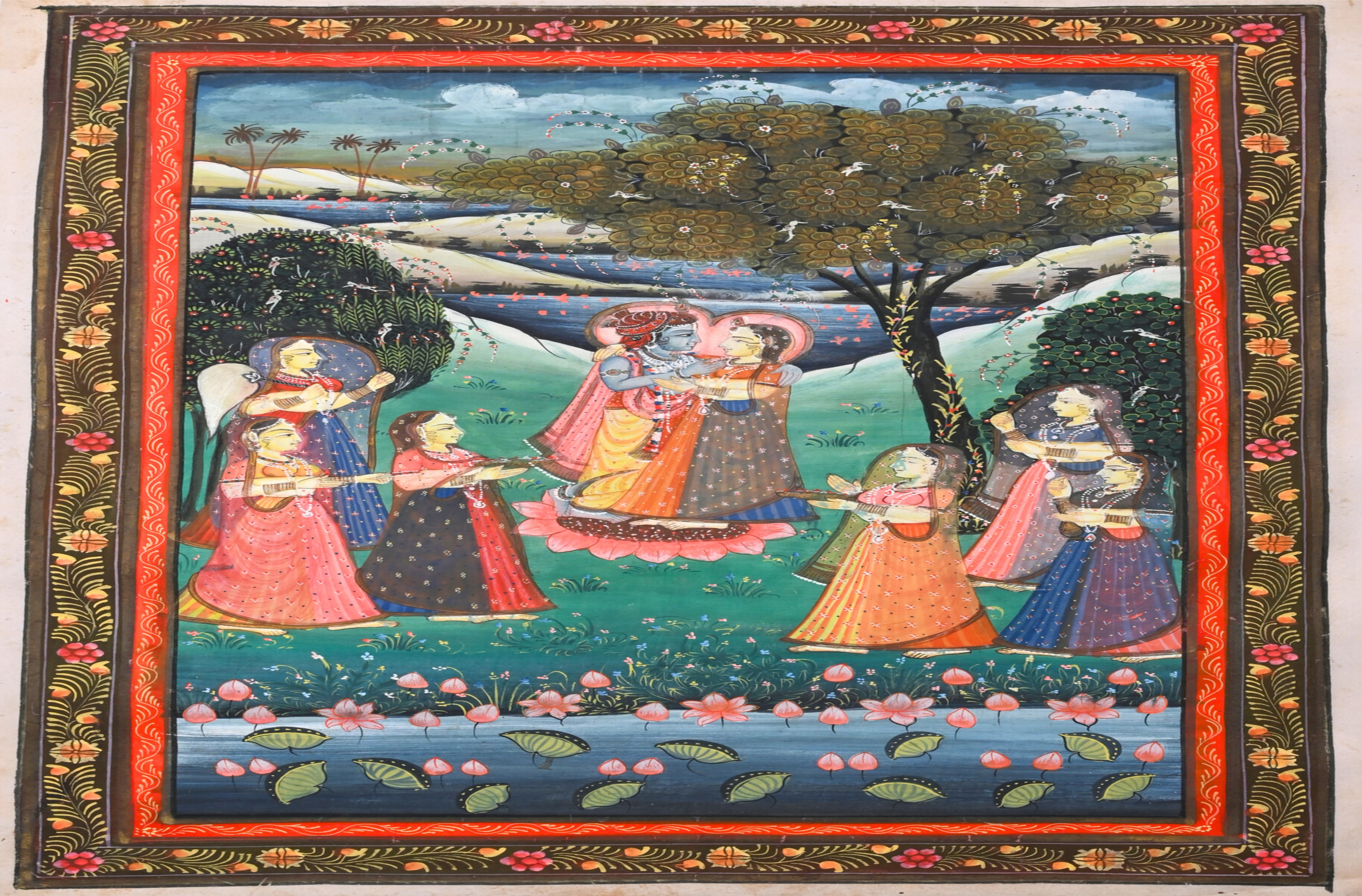 Radha Krishna Raas Celebration with Gopis