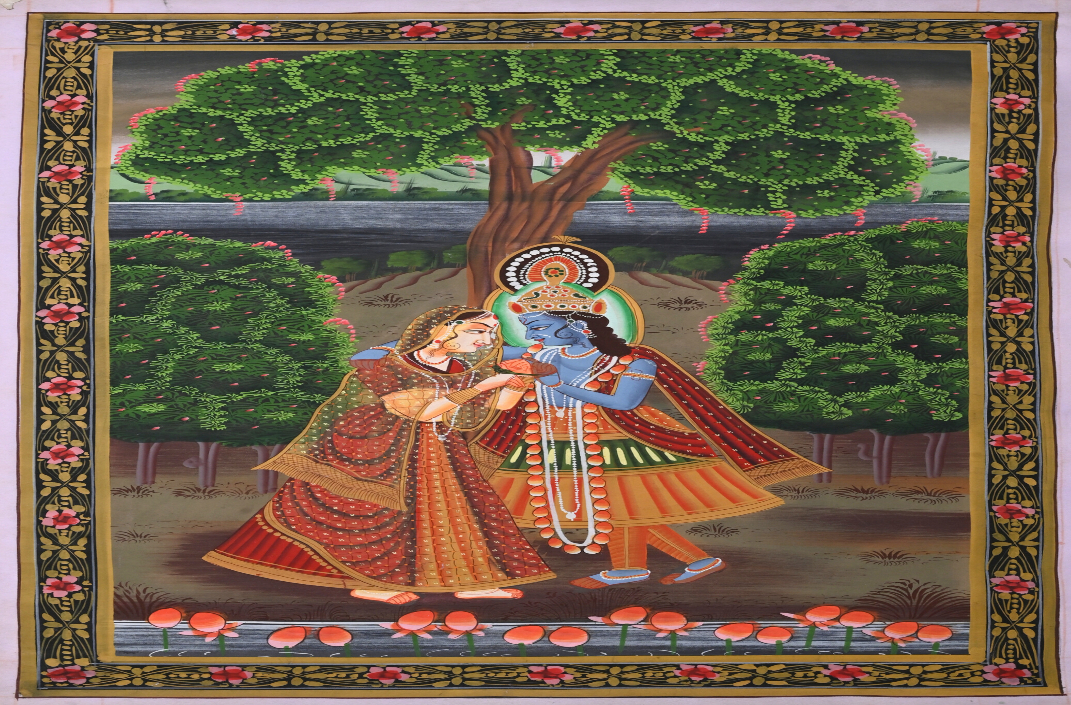 Radha Krishna Under Kadamba Tree